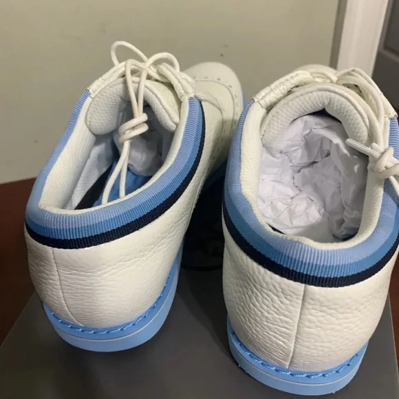 G/fore ladies gallivanter ladies white blue golf shoes size 6.5 - Picture 4 of 7